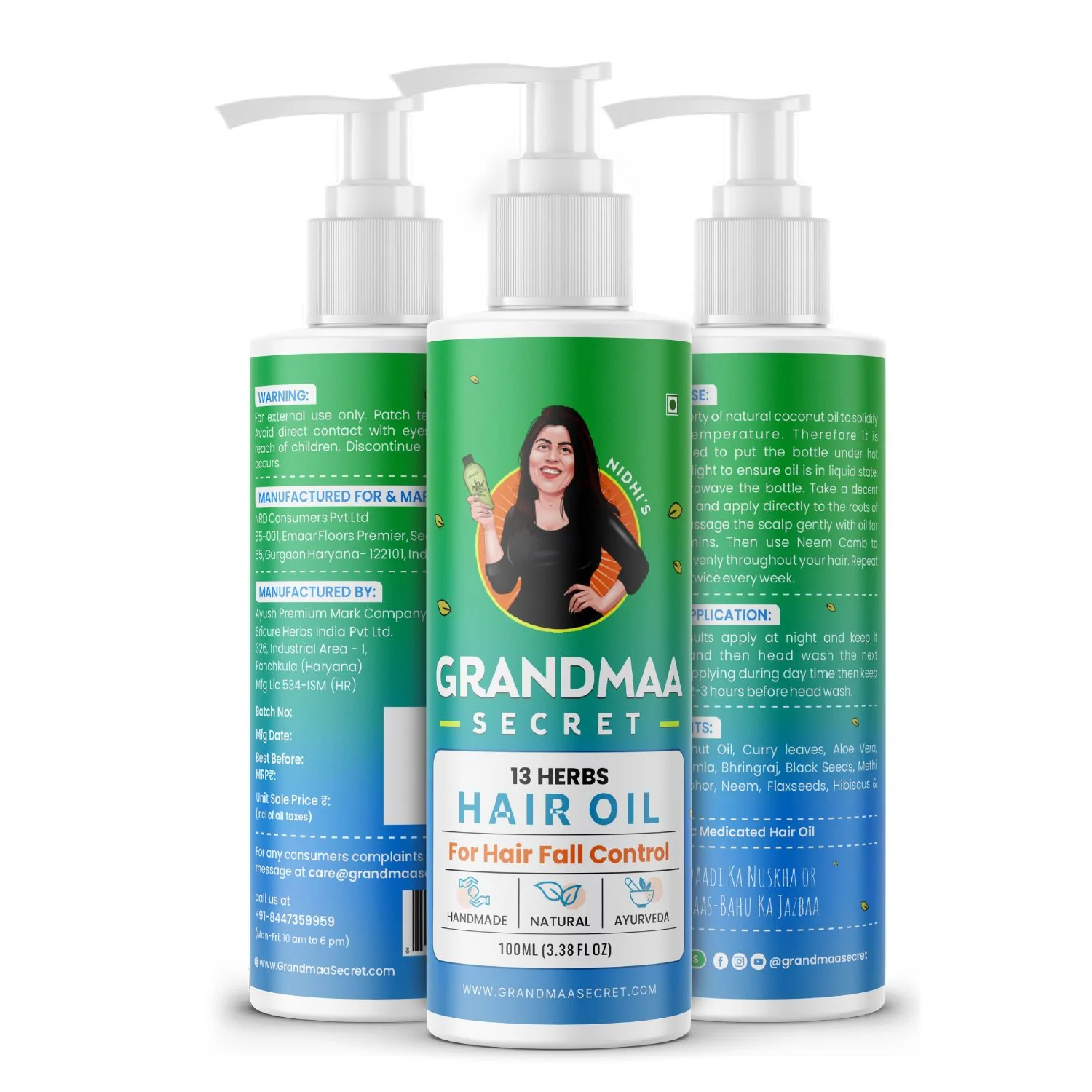 13 Herbs Hair Oil for Hair Growth and Hair Fall Control - Image 9