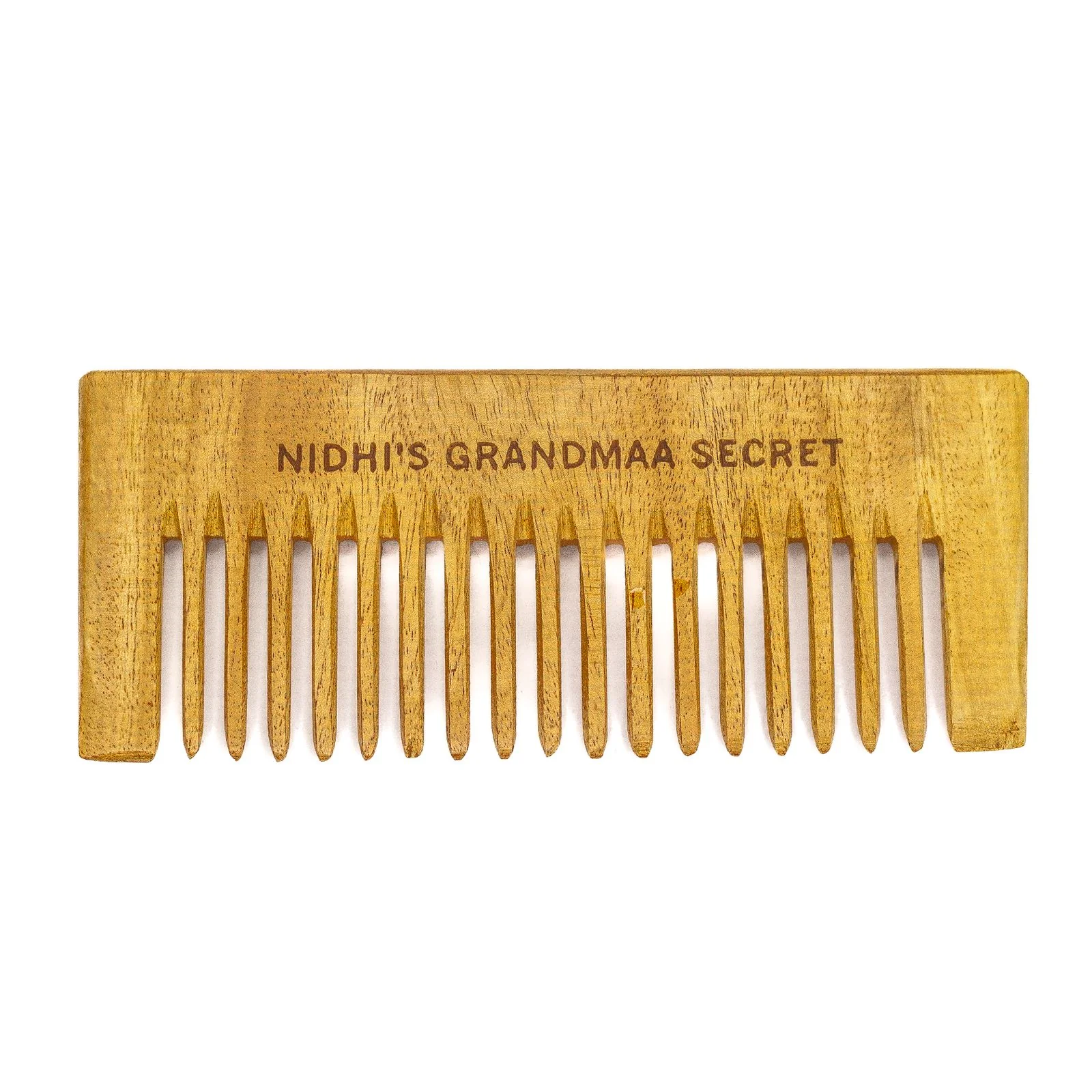 Kacchi Neem Comb - Wooden Comb for Men & Women - 1pc - Image 7