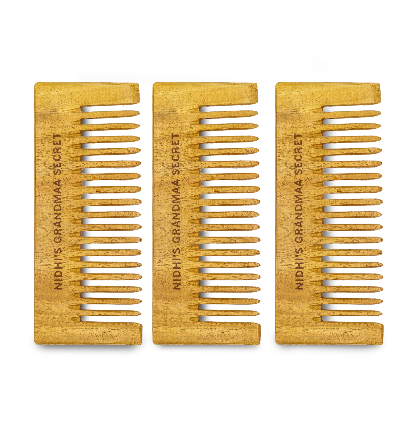 Kacchi Neem Comb - Wooden Comb for Men & Women - 1pc - Image 8