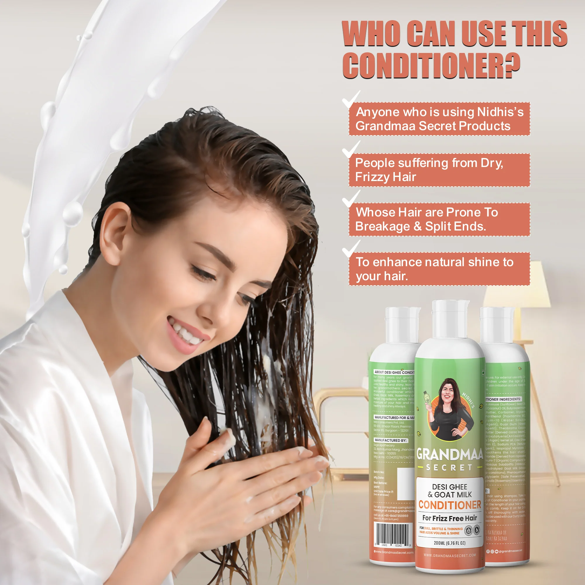 Hair Oil, Shampoo & Conditioner Combo for Hair Fall Control - Image 6
