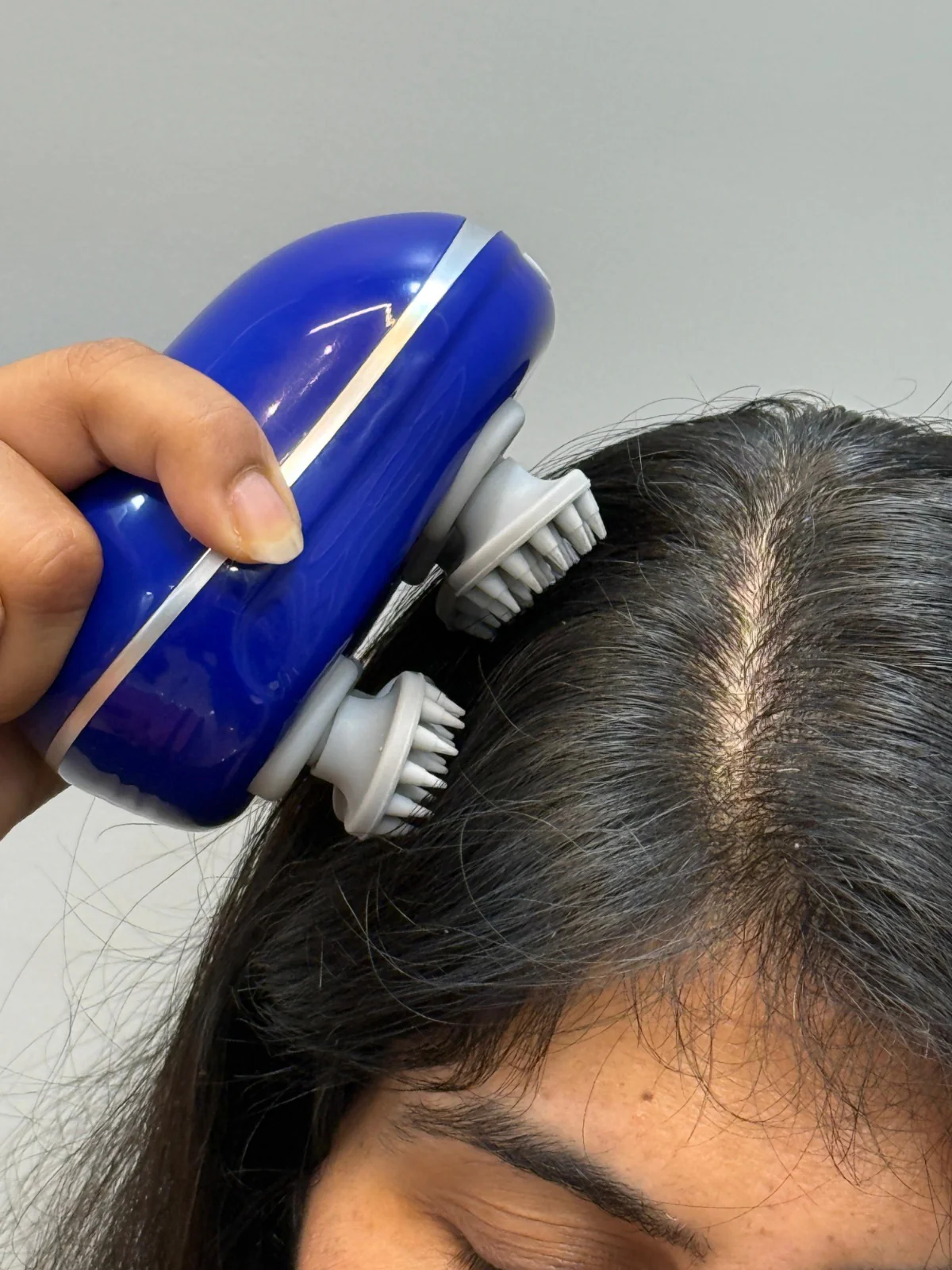 Scalp Massager | Rechargeable |Silicon Kneading Points | Scalp, Body & Head Massager for Hair Growth (Colour May Vary) - Image 8